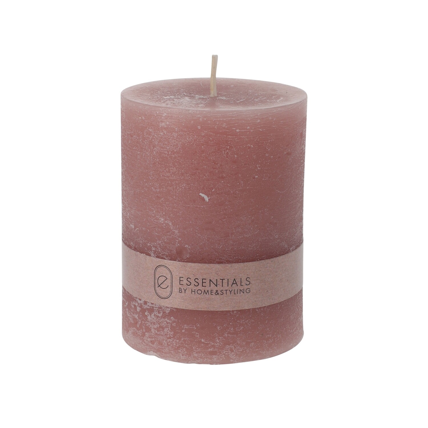 Свеча столбик розовая 6*8 см
