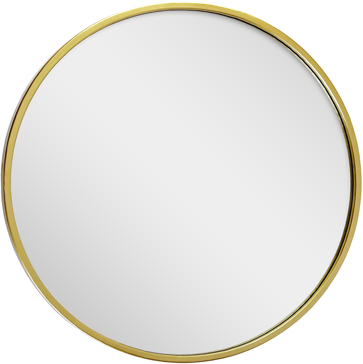 Зеркало с золотой рамой 80 см