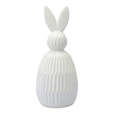 Кролик фарфоровый белого цвета Trendy Bunny 12.5*12.5*30.5 см