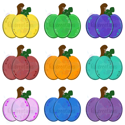 Cute Hand Drawn Pumpkin Clipart PNG – Fall Doodle Transparent Graphic Bundle
