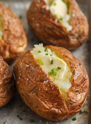 Baked Russet Potatoes