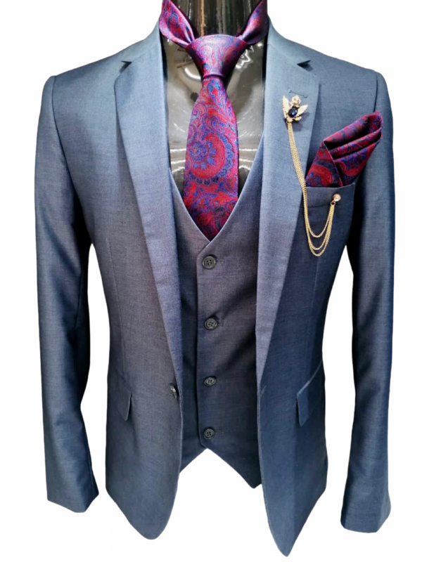 Men’s 3 Piece Suit Grey 