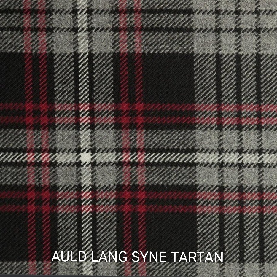 Scotland Map Oak Frame With Tartan &