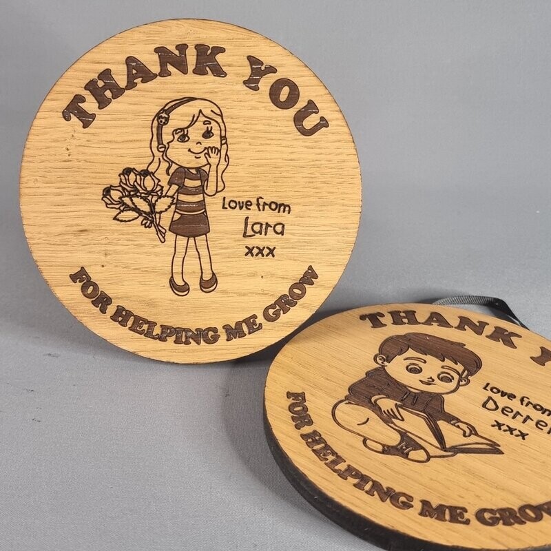 Thank you for helping me grow - teacher or nursery Gift