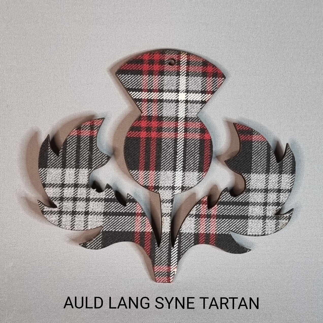 Scottish Thistle Hanging Tartan Gift
