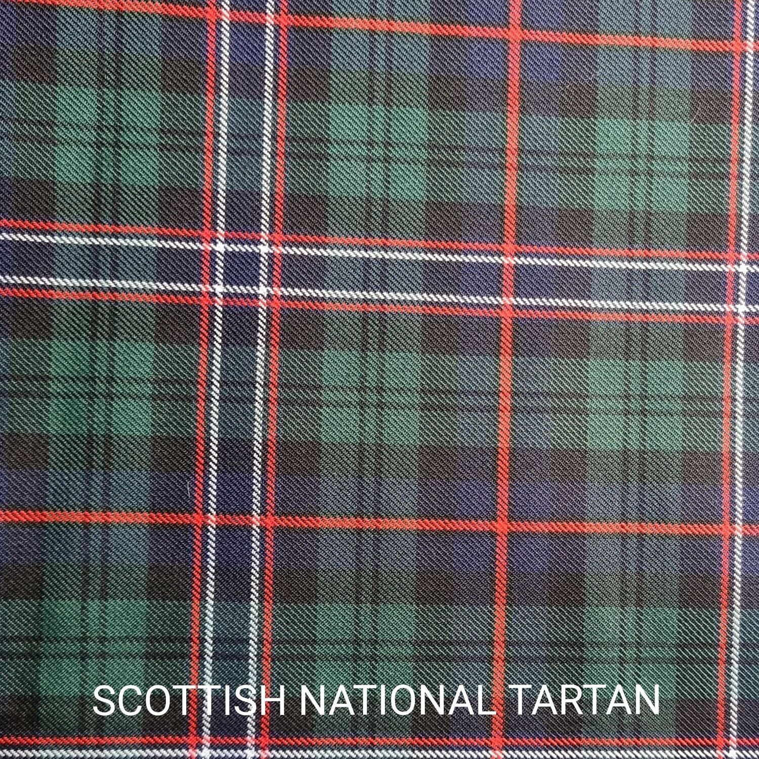 Scotland Map & Photo Frame, "LOVE FAE SCOTLAND", Tartan: Scottish National Tartan