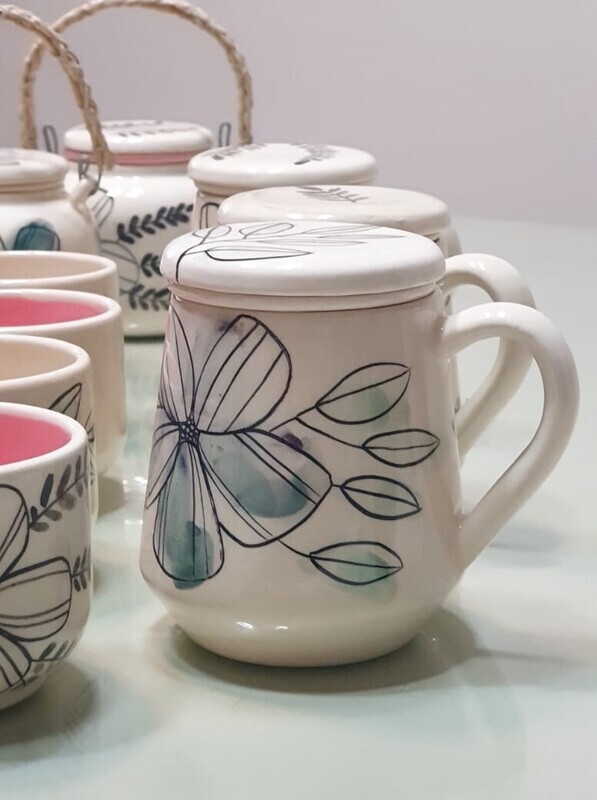 Tazas con infusor y tapa