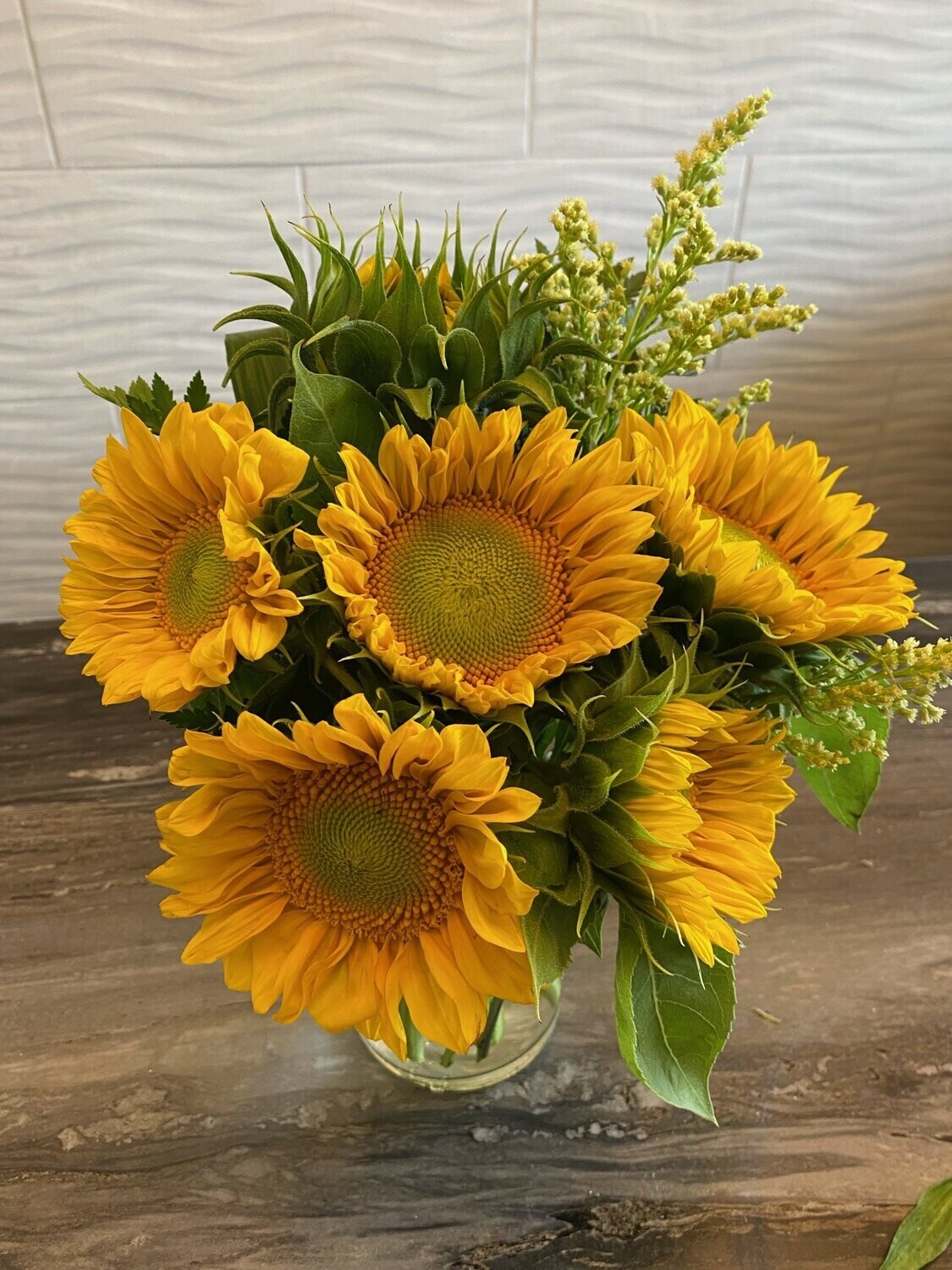 Sunflower Vase Arrangement