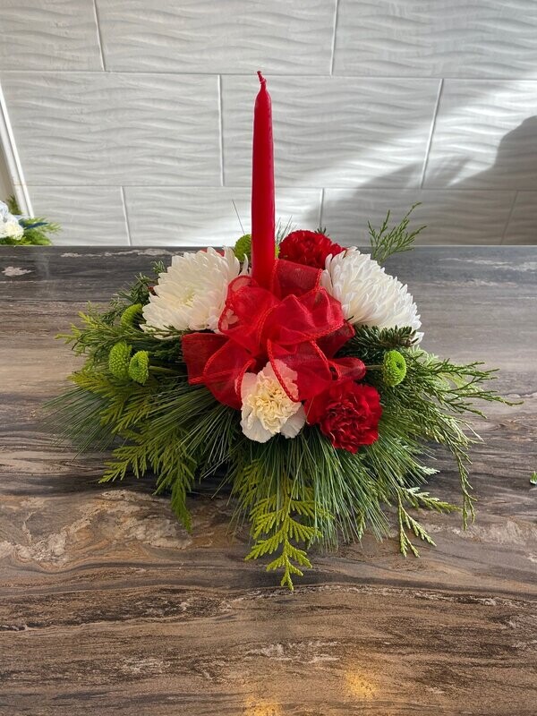 Single Candle Centerpiece Single Candle Centerpiece