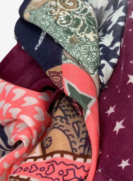 Harlequin Boho Scarf