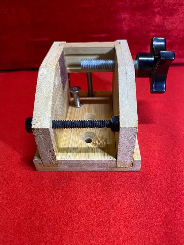 Upright Hammer Butt Boring Jig