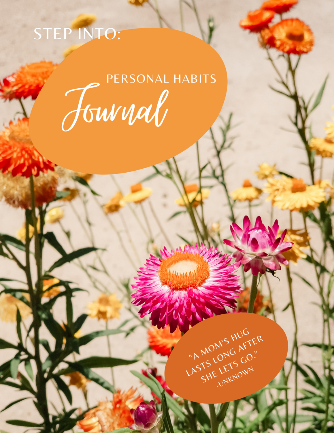 Step Into: Personal Habits Journal
