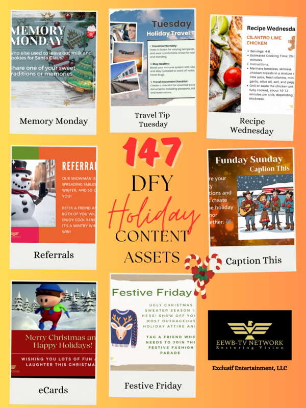 147 DFY Christmas Content Asset Bundle