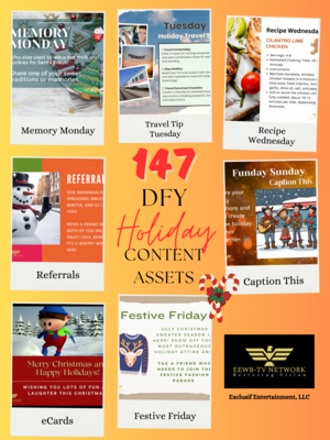 147 DFY Christmas Content Asset Bundle