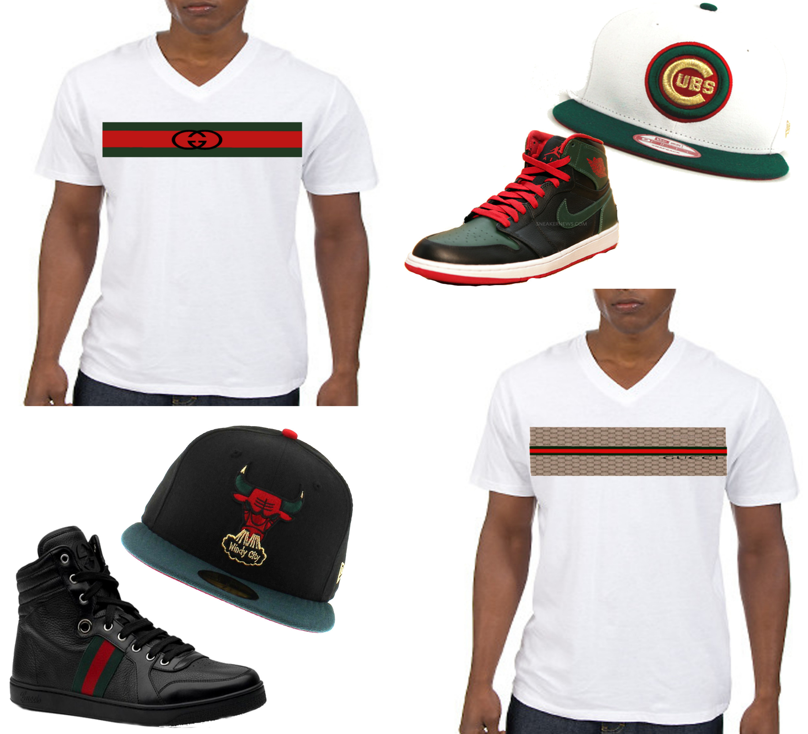 gucci inspired t shirt mens