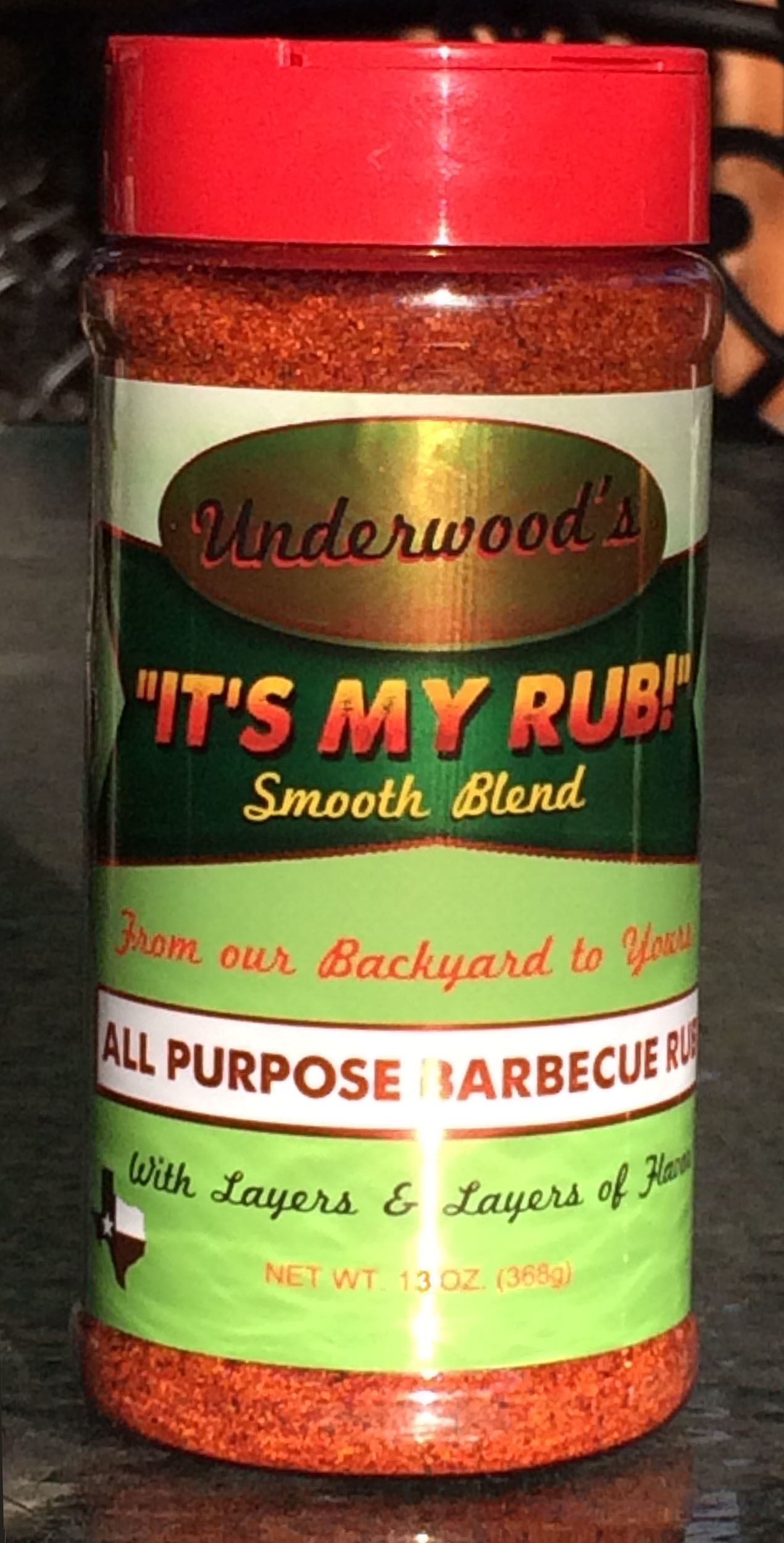 It's My Rub! Smooth Blend - 16 oz Bottle (12.5 oz. Wt.)
 - Normal Retail $14.00 each  (plus sales tax where applicable) 7 42832 05027 2