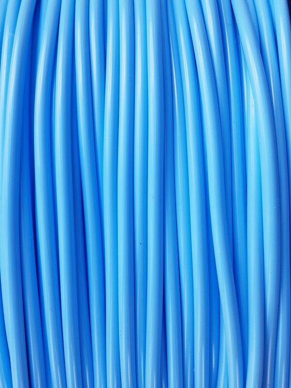 FIL BLEU CIEL PLEIN DE 4mm DE DIAMETRE (environ)