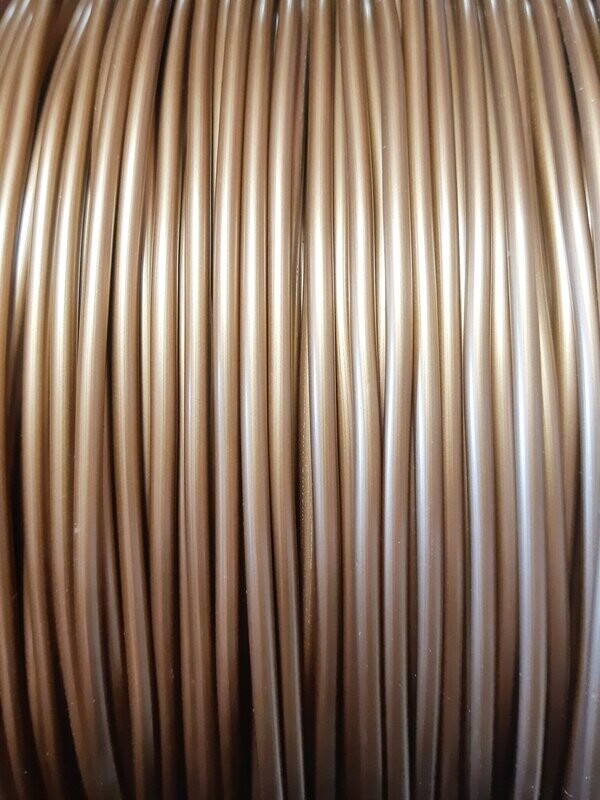 FIL DORE BRONZE PLEIN DE 4mm DE DIAMETRE (environ)