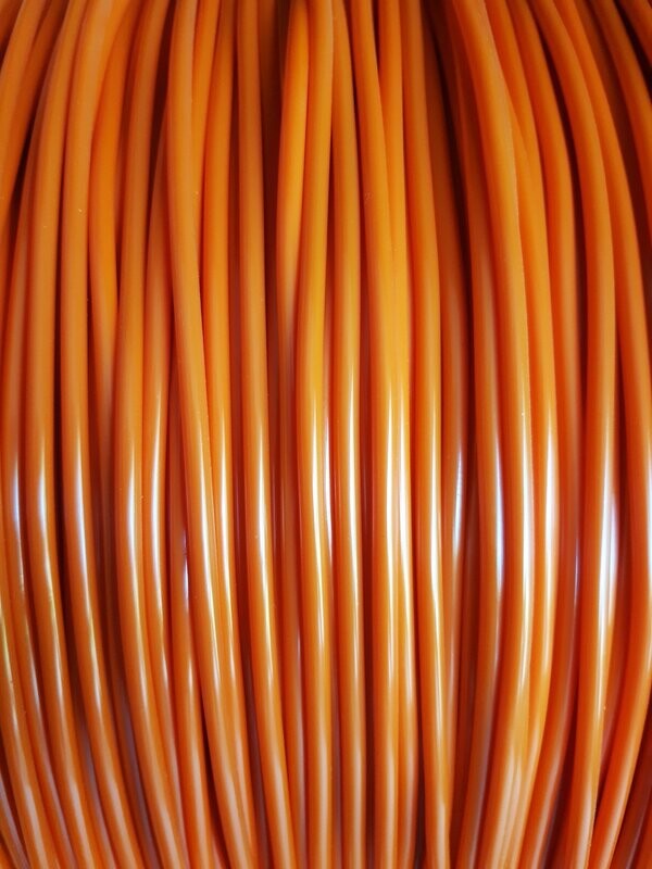 FIL ORANGE PLEIN DE 4mm DE DIAMETRE (environ)