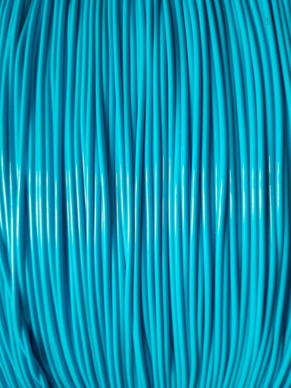 FIL SCOUBIDOU BLEU TURQUOISE DE 2mm DE DIAMETRE (environ)