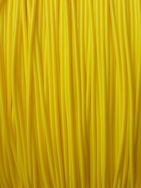 FIL SCOUBIDOU JAUNE DE 2mm DE DIAMETRE (environ)