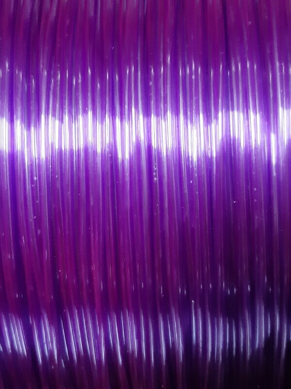 FIL SCOUBIDOU VIOLET CRISTAL DE 2mm DE DIAMETRE (environ)
