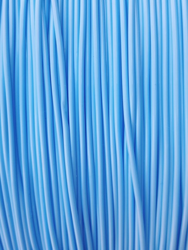 FIL SCOUBIDOU BLEU CIEL DE 2mm DE DIAMETRE (environ)
