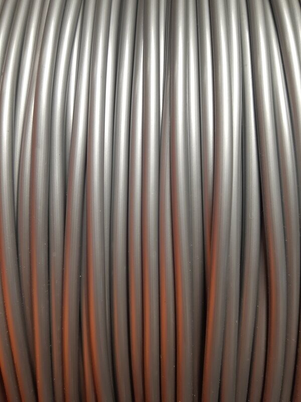 FILS CREUX 4MM GRIS METAL - Le fil de 2m