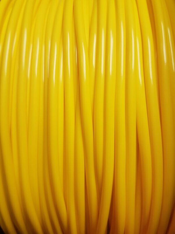 FILS CREUX 4MM JAUNE - Le fil de 2m