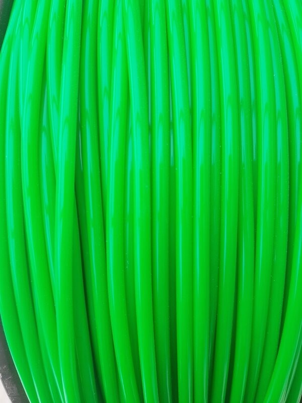 FILS CREUX 4MM VERT FLUO - Le fil de 2m