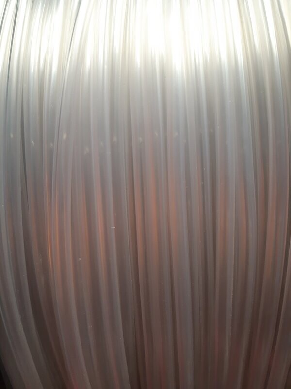 FILS CREUX 4MM TRANSLUCIDE - Le fil de 2m