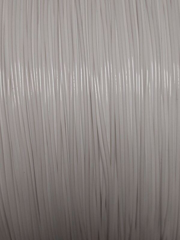 FIL SCOUBIDOU BLANC DE 2mm DE DIAMETRE (environ)