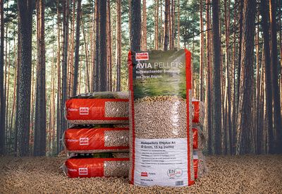 AVIA Holzpellets bei 6 Paletten Anlieferung zzgl. Mautpauschale