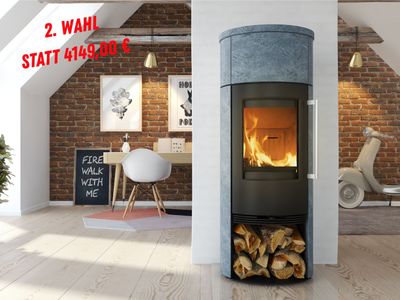 Kaminofen TT21RS+HST Speckstein