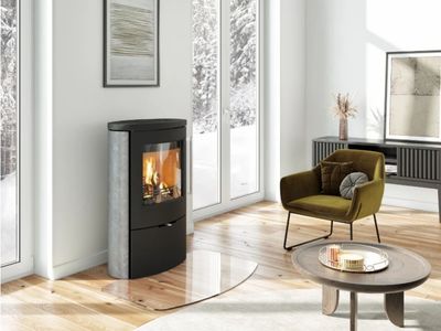 Kaminofen TT80RLS, Speckstein