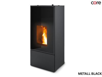 Pelletofen EIKO NaturalMatic 6 R CORE Stahl schwarz