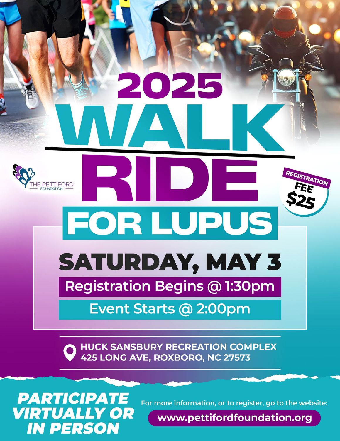 Lupus Walk/Ride Registration 2025