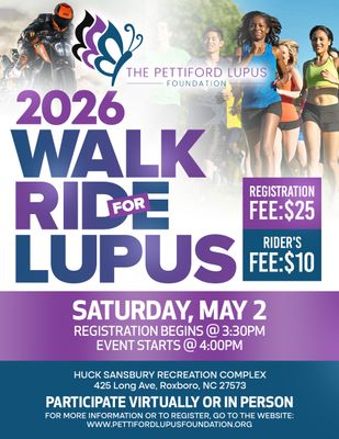 2026 Walk/Ride for Lupus Registration