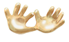 Precious Hands Pin in Gold or Silver