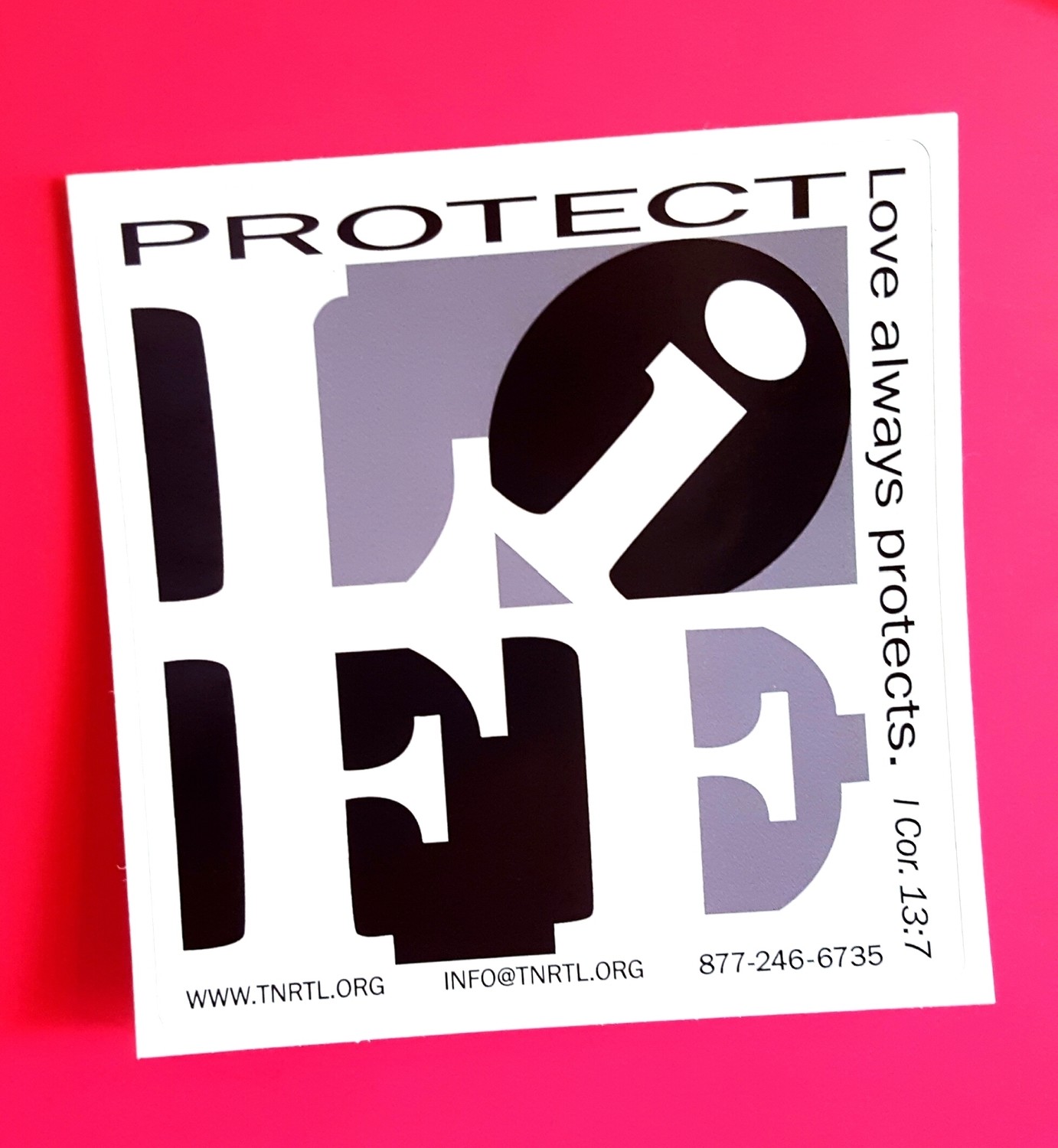 Protect Life Bumper Sticker