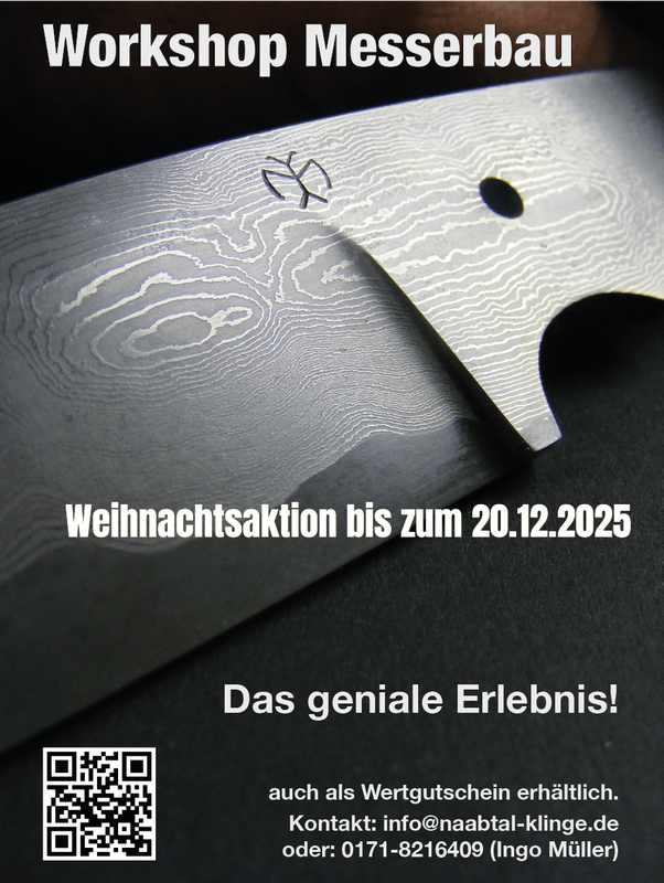 Weihnachtsaktion  Messerbau - Damaststahl
