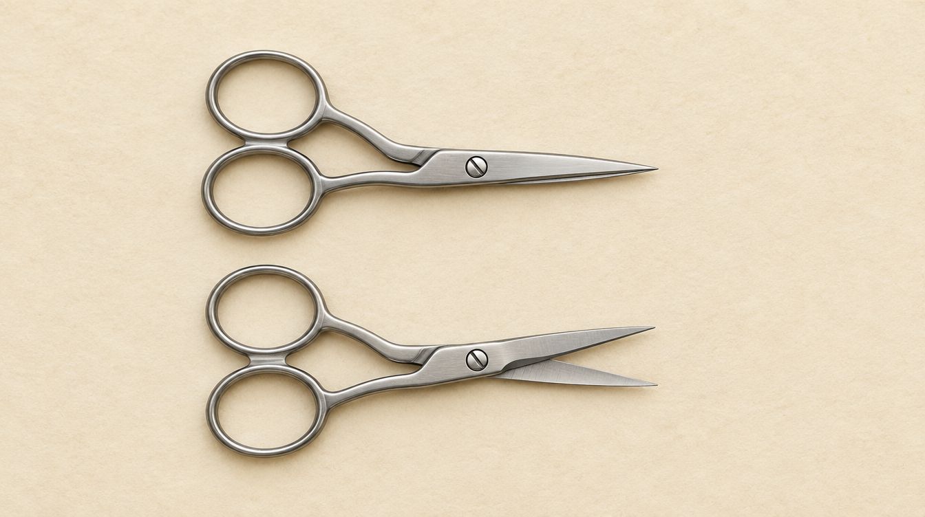Schärfservice - Textil- Schneiderschere klein bis 10 cm Schneidenlänge