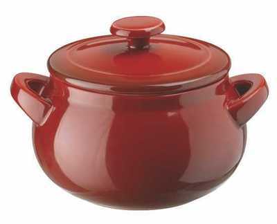Denby Casserole rund Keramik 2,9l  rot