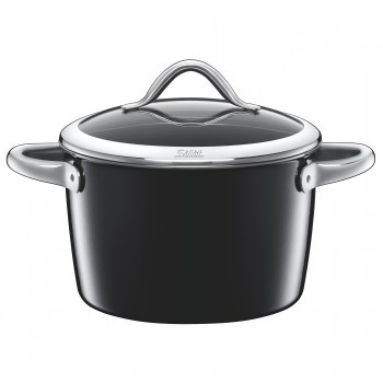 Fleischtopf Vitaliano Colours 22cm NERO
