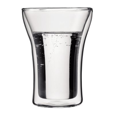 ASSAM 2 Stück Glas, doppelwandig, 0.25l, transparent