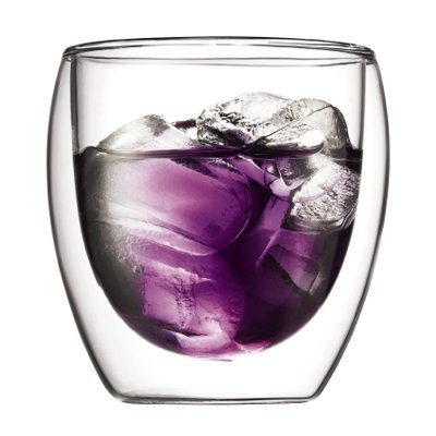 Bodum PAVINA 2 Stück Glas, doppelwandig, 0.25l, transparent