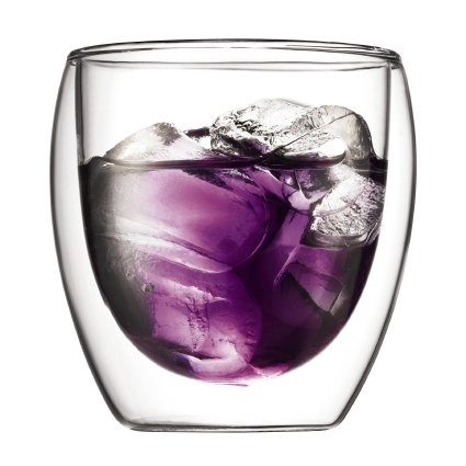 Bodum PAVINA 2 Stück Glas, doppelwandig, 0.25l, transparent