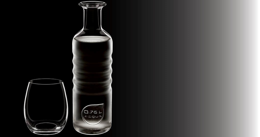 Hydrosommelier Set Wasserglas (6) + Wasser Karaffe
