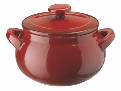 Denby Casserole rund Keramik 0.32 l rot