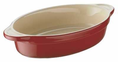 Denby Auflaufform oval Keramik 1.65 l rot